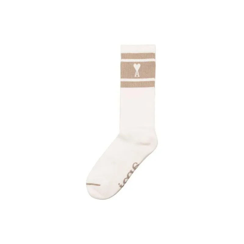 AMIPARIS Paris Logo Intarsia Ribbed Socks-0