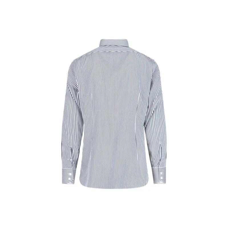 TOM FORD Shirts Men Blue With White Lettering-1