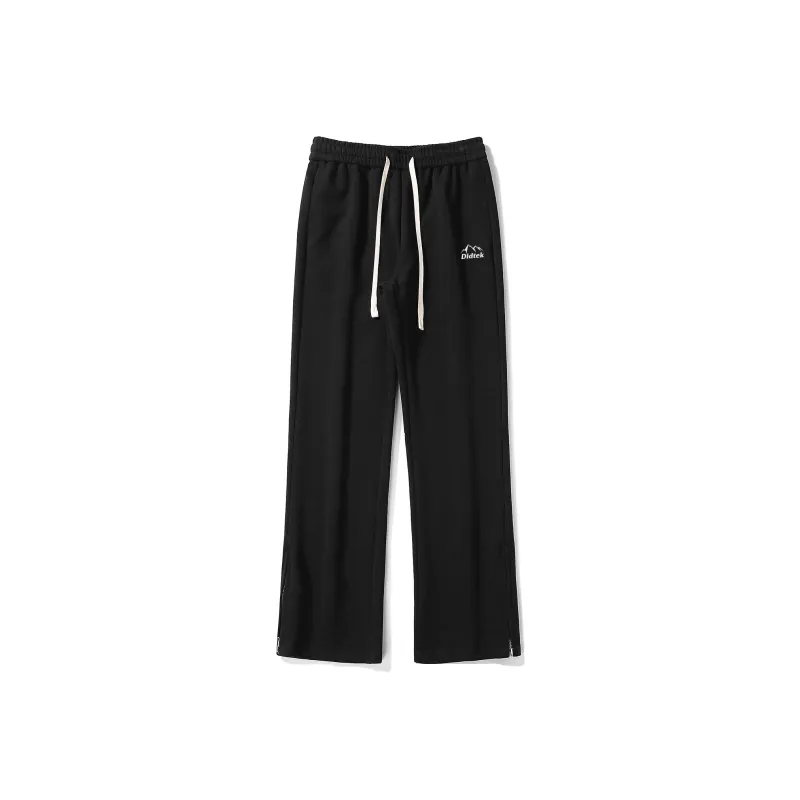 DIDTEK Casual Pants Unisex White Gray-5