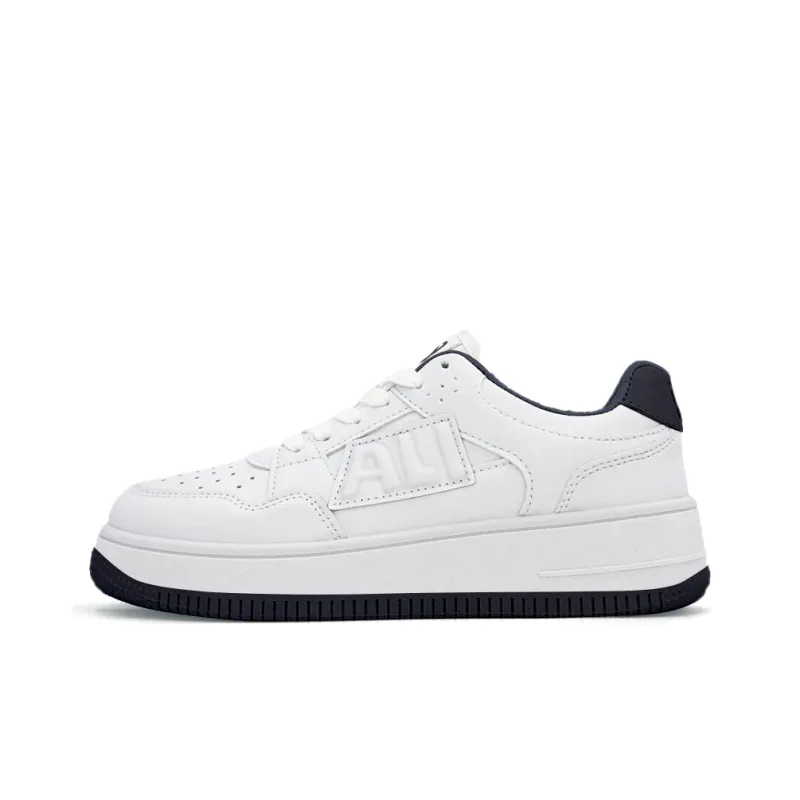 ALI THE FOX Low Top Skateboard Shoes Unisex White-41