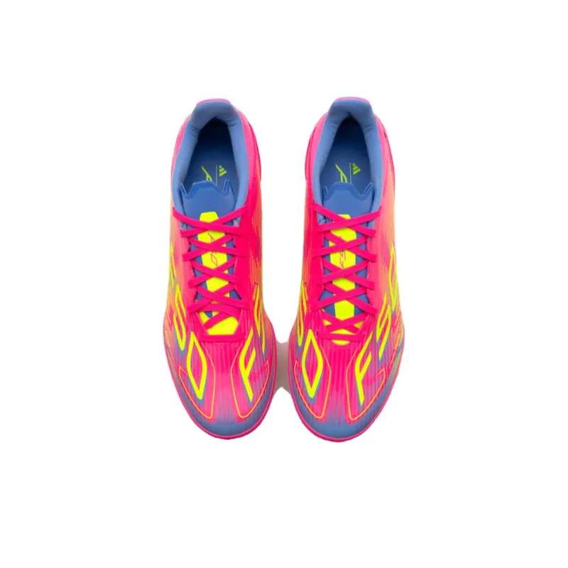 Adidas F50 League Abrasion Resistant Soccer Shoes Unisex Pink-2