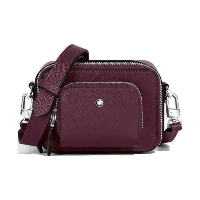 MONTBLANC MONTBLANC Cow Leather Shoulder Bag Crossbody Bag Mini Women's Bordeaux Red-0