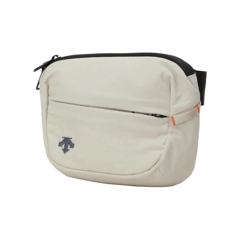 DESCENTE Nylon Fanny Pack Trumpets Unisex Cream-1
