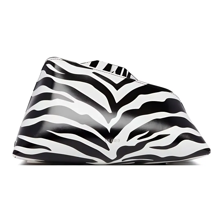 The Attico 8.30pm Logo-print Clutch Bag-0
