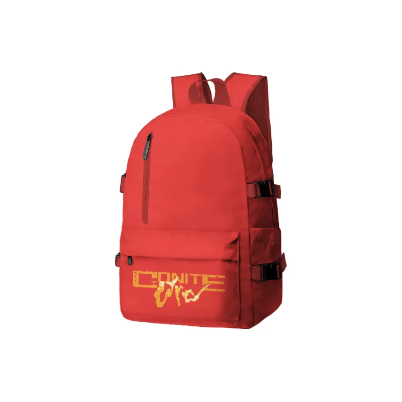 DRACONITE Polyester Backpack Unisex Red-9