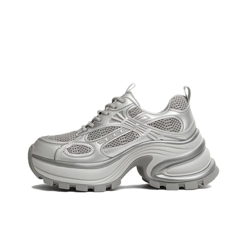 Tata Interstellar Galaxy Cushioning, Lightweight, Breathable Low Top Chunky Sneakers Women's-0