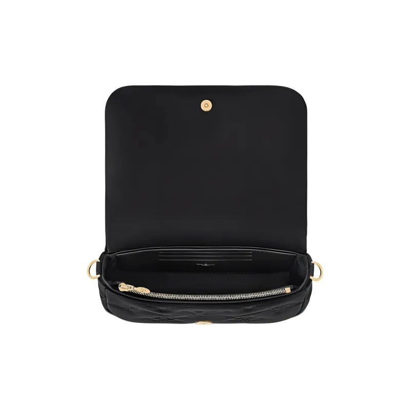 LOUIS VUITTON Wallet On Strap Bubblegram Black-3