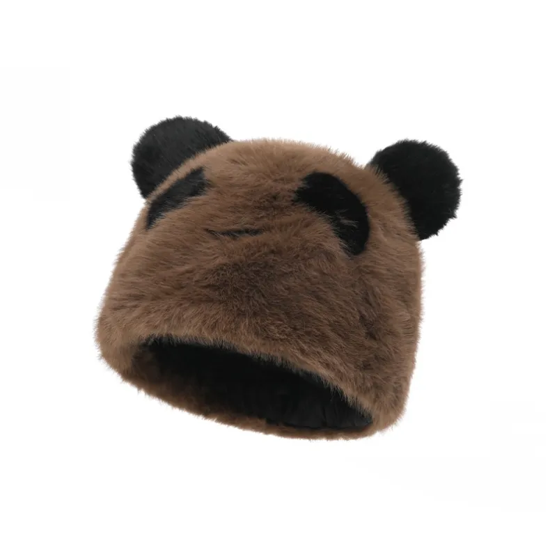 FREE RABBITⅡ Korean Style Thickened Warm Windproof Furry Ear Protection Headwrap Hat Unisex-3