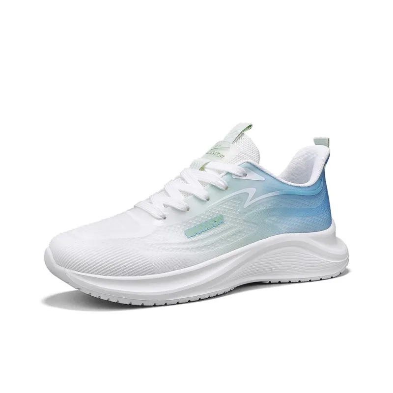 Warrior Slip Resistant, Abrasion Resistant, Lightweight, Rebound Coverage Low Top Long Distance Running Shoes Unisex-22