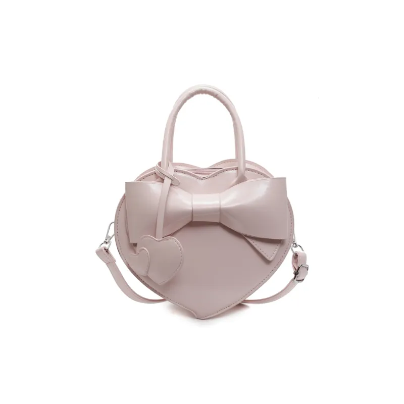 Yalu PU Shoulder Bag, Crossbody Bag, Handbag Regular Women's Black/Ecru/Burgundy/Pink-22
