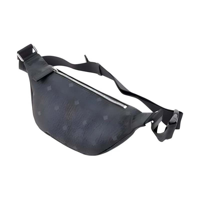 MCM Fursten Belt Bag Visetos Small Black-1