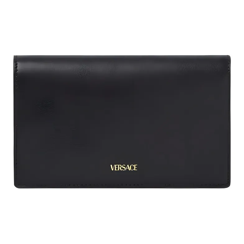 VERSACE VERSACE Calfskin Envelope Bag Shoulder Bag Crossbody Bag Women's Black-1