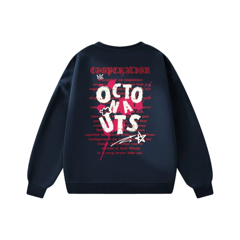 Small Columns Under The Sea Sweatshirt Unisex-2