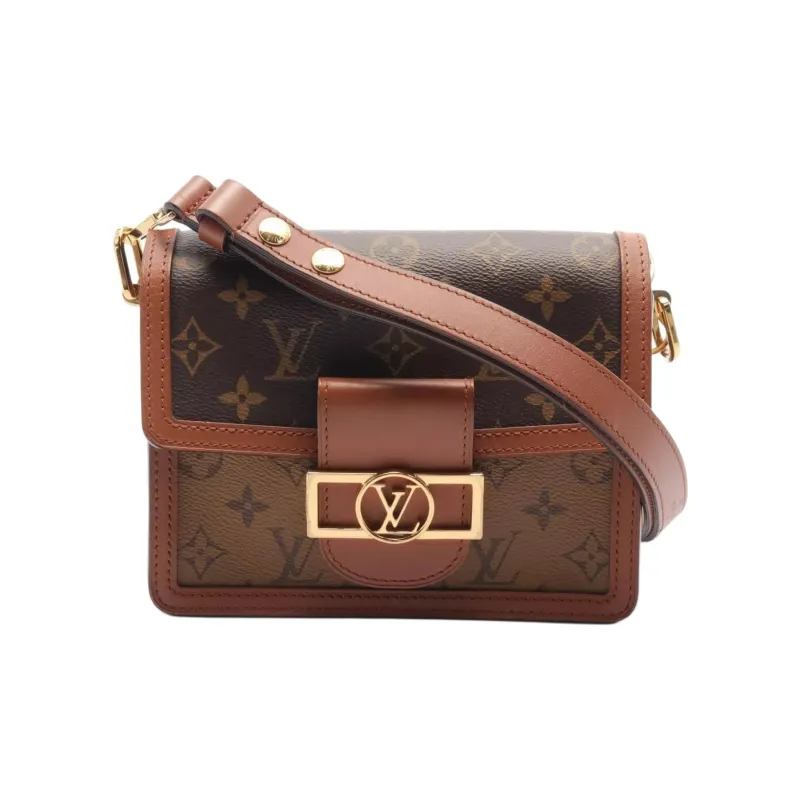 LOUIS VUITTON Mini Dauphine Monogram/Monogram Reverse-0