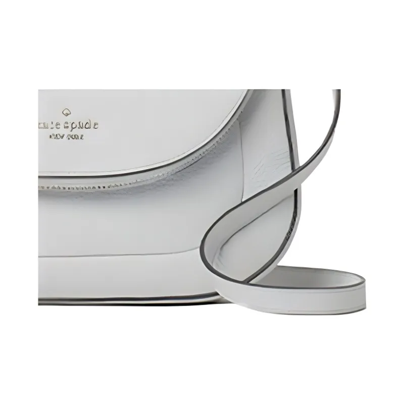 Kate Spade Leila Leather Shoulder Bag, Crossbody Bag Medium Size Women's White-4