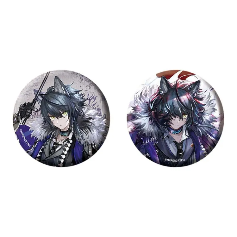 Arknights Silent Texas, Excommunication, Night Vigil Character Badge Set Badges-3