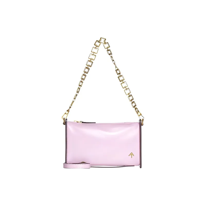 Manu Atelier Calfskin Crossbody Bag, Shoulder Bag Women's Pink-0