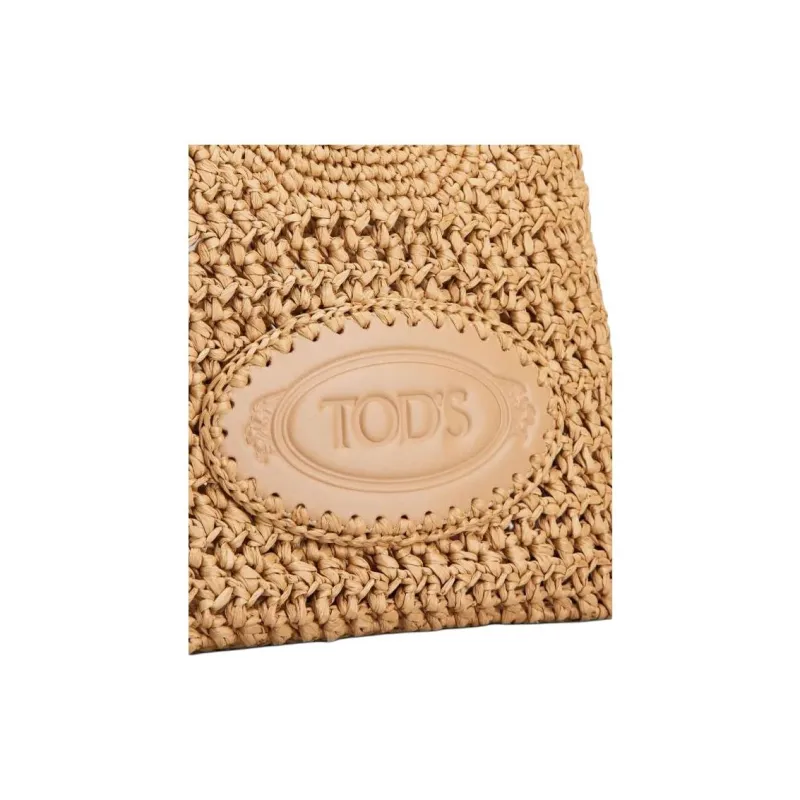 TOD'S Manici Logo Debossed Tote Bag-4