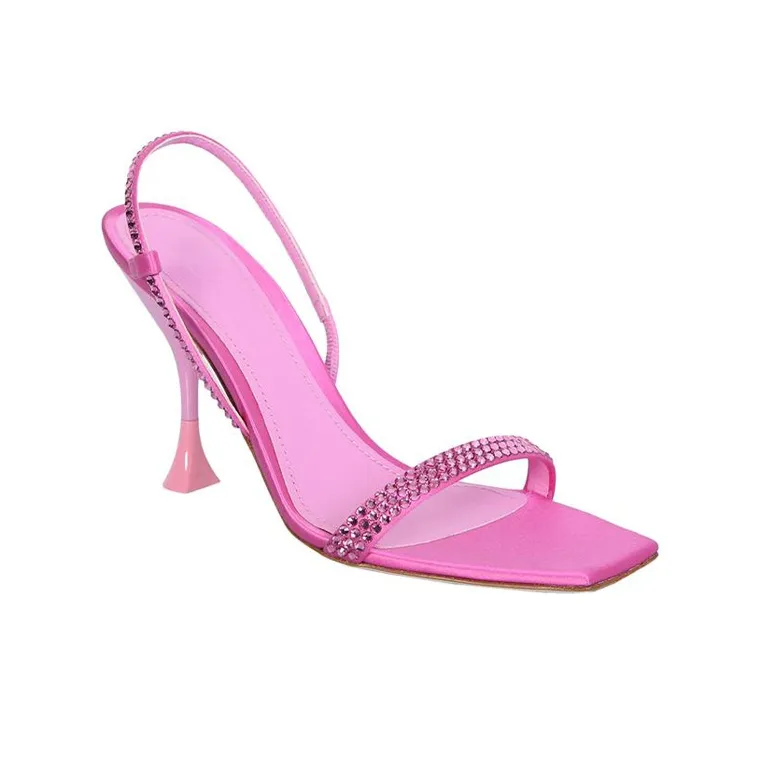 3Juin Eloise Crystal-embellishment Sandals-1