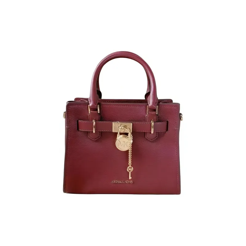 MICHAEL KORS Leather Shoulder Bag Crossbody Bag Handbag Women's Burgundy-0