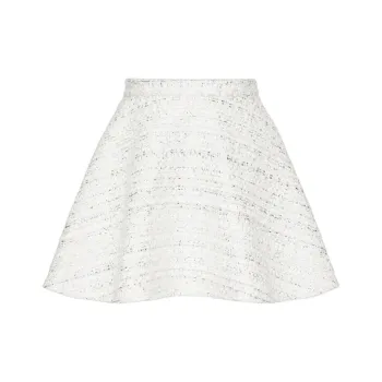 Valentino Casual Short Skirts Women's Silvery White