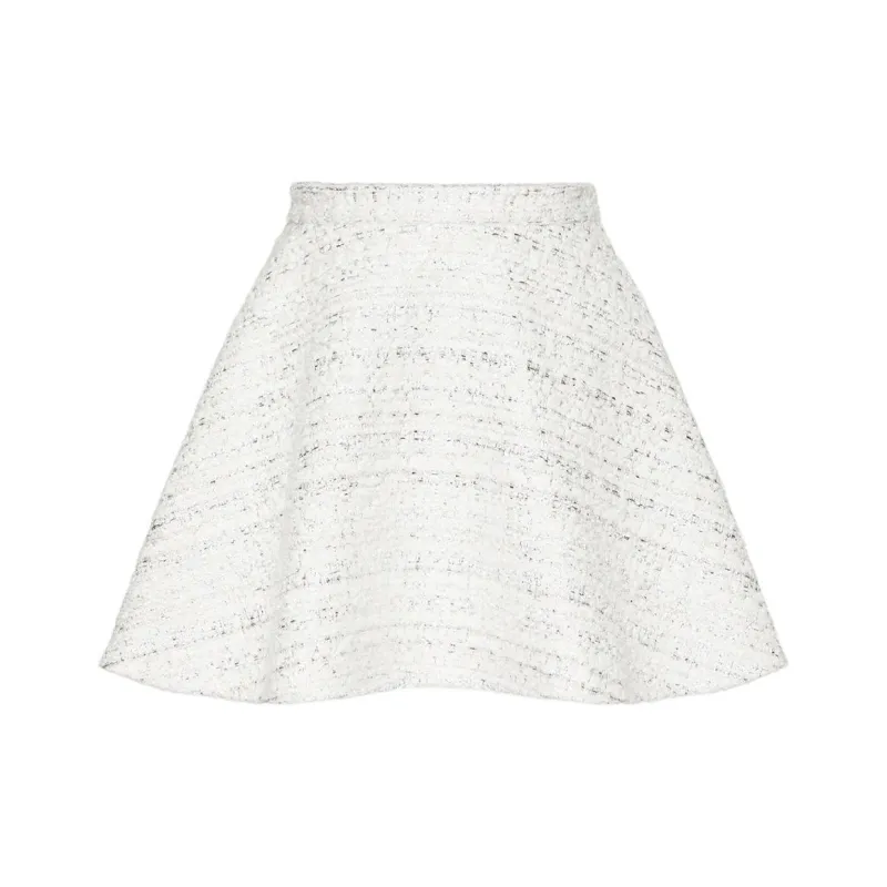 Valentino Casual Short Skirts Women's Silvery White-0
