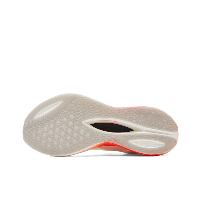PEAK 2nd Breath 2.0 Cushioning, Breathable, Anti Rollover Low Top Casual Running Shoes Men's Milk White Orange-5