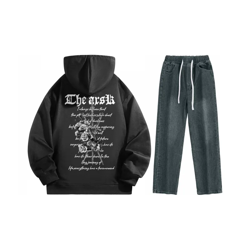 A.X.S.K Sweatshirt Sets Unisex-200