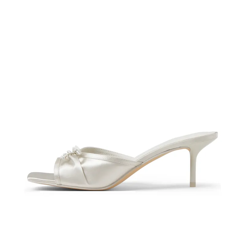 CHARLES&KEITH Composite Sole Slide Slippers 6.1cm Women's-19