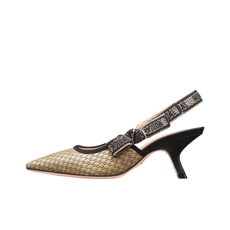 DIOR J'Adior Slim Heel High Heels 6.5cm Women's Brown-0