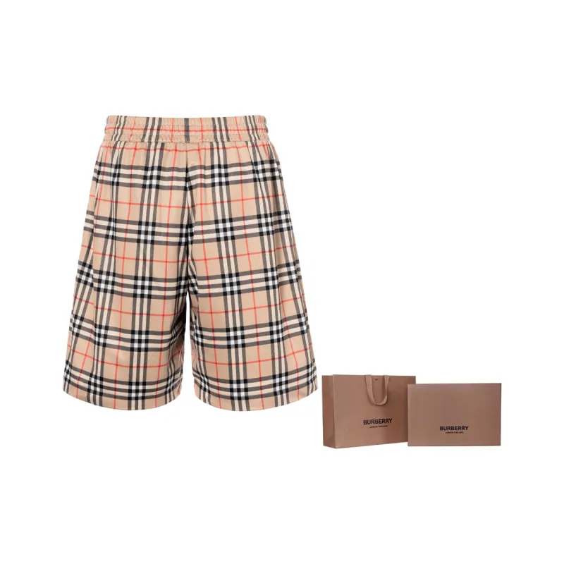 ショートパンツ Burberry Check Bermuda Shorts Burberry Check Bermuda shorts in beige - Burberry | Mytheresa