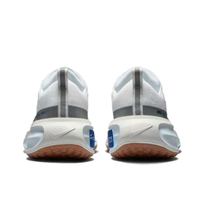 Nike ZoomX Invincible Run 3 Anti Slip Wear Resistant Low Top Casual Running Shoes Men's White Blue-4