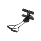 Black Double Stripe Round Abdominal Roller+Pull Cord