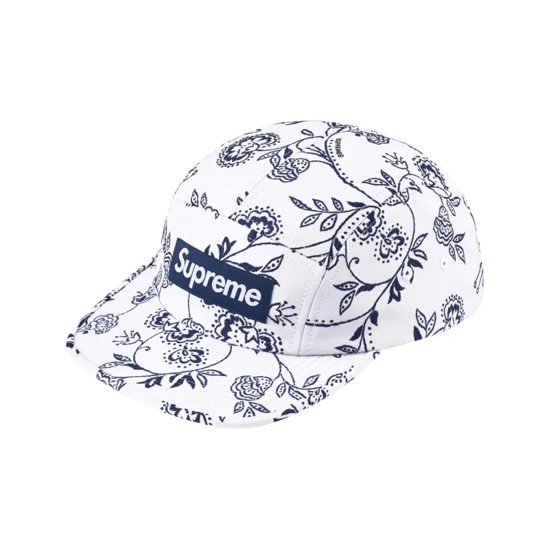 Supreme Floral Jacquard Camp Cap-4