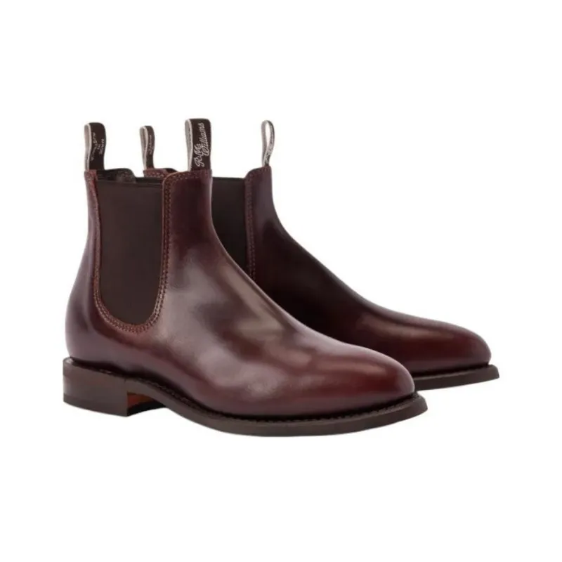 R.M.WILLIAMS Short Chelsea Boots Women's Red-2
