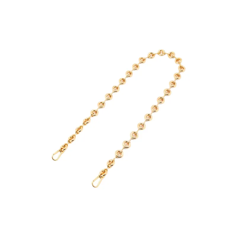 LOEWE Brass Donut Chain Bag Strap Women's Gold-0
