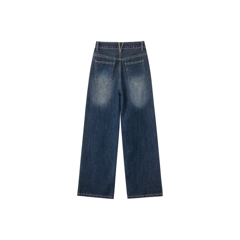 Wen Shan Jeans Women's Vintage Blue-2