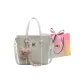 Ecru with Charm-Shopping Bag