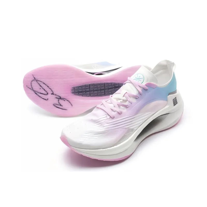 LiNing Jueying 䨻 Wear-Resistant Low-Top Running Shoes Women's White-3