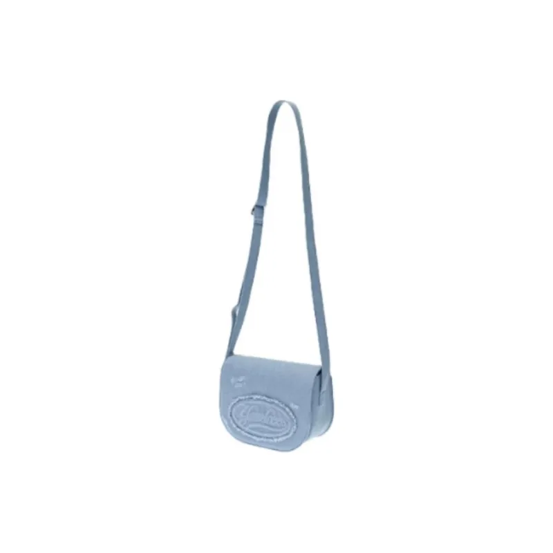 MLB Imitation Denim Crossbody Bag Unisex Light Blue-3