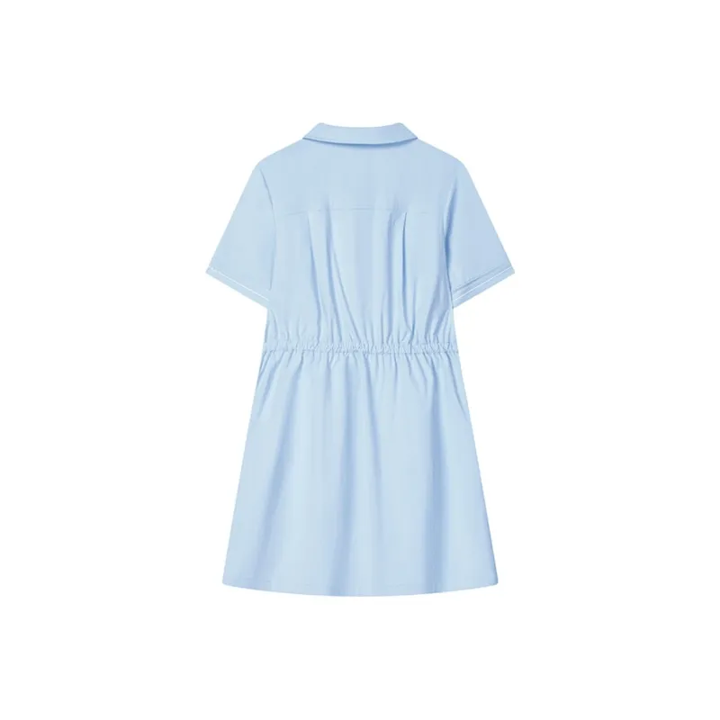 FILA Emerald Short Sleeved Dresses Women's Mist Aqua Blue BU-1