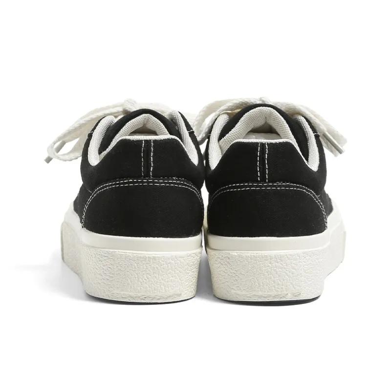 HUANQIU Slip Resistant, Abrasion Resistant, Breathable Low Top Canvas Shoes Women's Burgundy-12