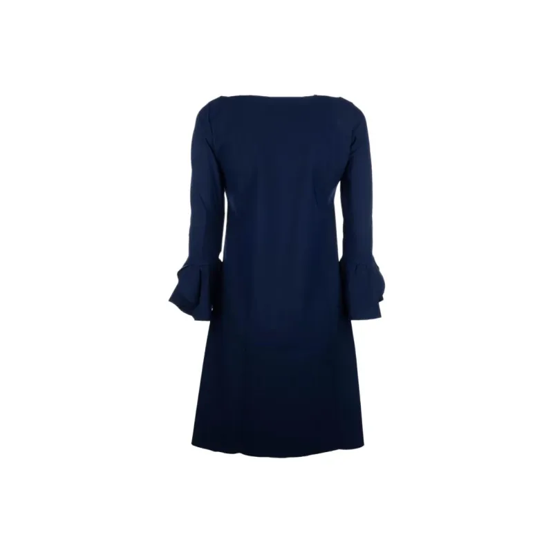 CHIARA BONI La Petite Robe SS25 Long Sleeved Dress Women's Midnight Blue-1