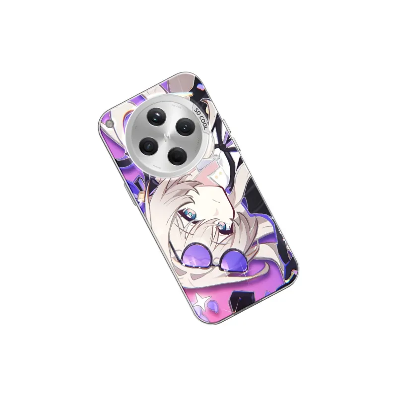 CHUNFAN PC Material Phone Cases Compatibility With OPPO A5 Pro/Find X8/Reno 12/11/Pro Trendy-12