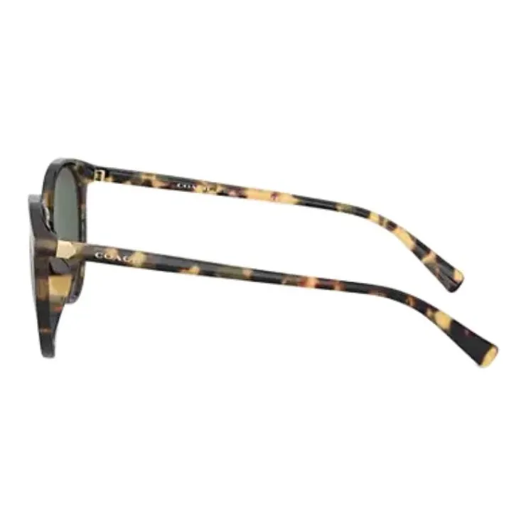COACH Irregular Shape Sunglasses Unisex Turtle Shell-2