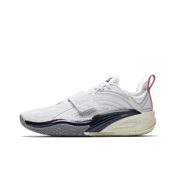 Anta KAI 1 Cushioning, Wear Resistant Low Top Midfoot Carbon Plate Basketball Shoes Men's White Black Red