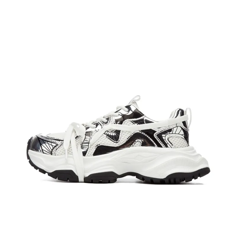 15 MINS Slip Resistant Low Top Chunky Sneakers Women's-0
