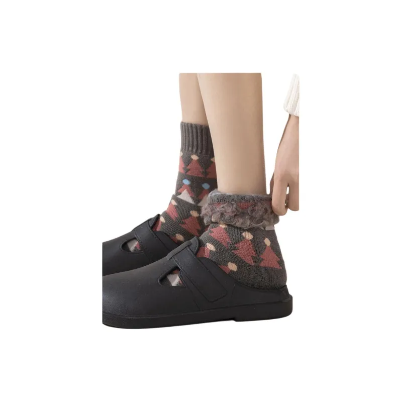 Moremoli Mid Calf Socks Women's 3 Pack-5