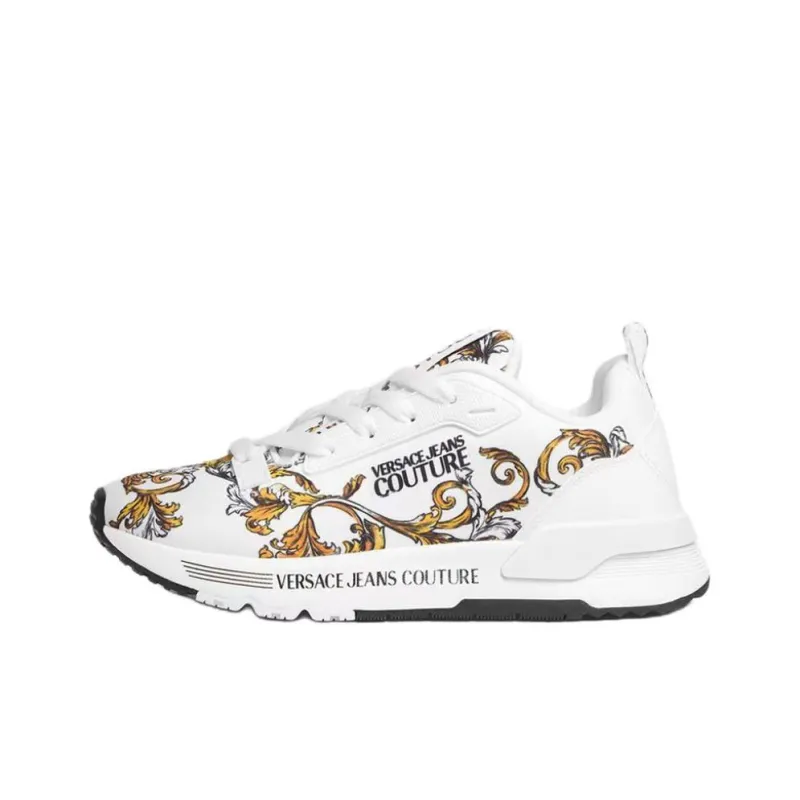 VERSACE JEANS COUTURE Low Top Casual Shoes Women's White-0