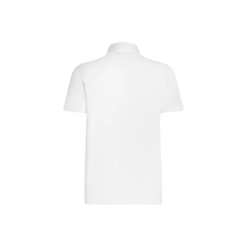 Dolce & Gabbana Logo Plaque Short Sleeved Polo Shirt-1